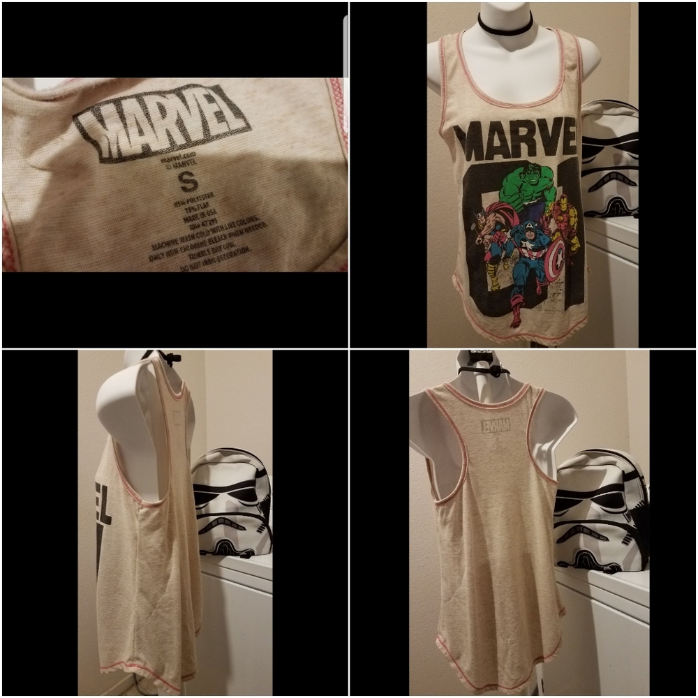 marvel tank-top